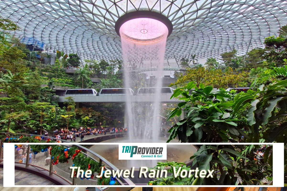 Triprovider - Visiting Jewel Singapore, the Rain Vortex